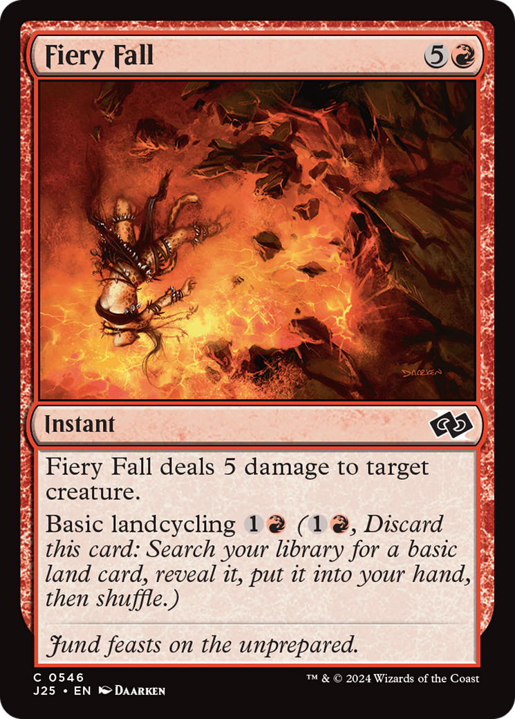 Fiery Fall (J25-546) [Foundations Jumpstart] MTG Single Wizards of the Coast