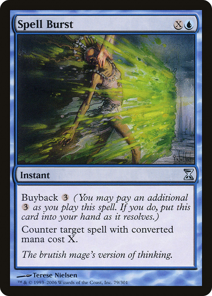 Spell Burst (TSP-079) [Time Spiral] MTG Single Wizards of the Coast