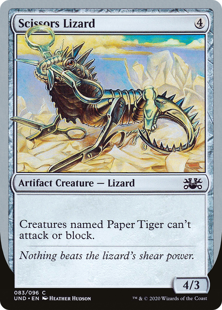 Scissors Lizard (UND-083) [Unsanctioned] MTG Single Wizards of the Coast