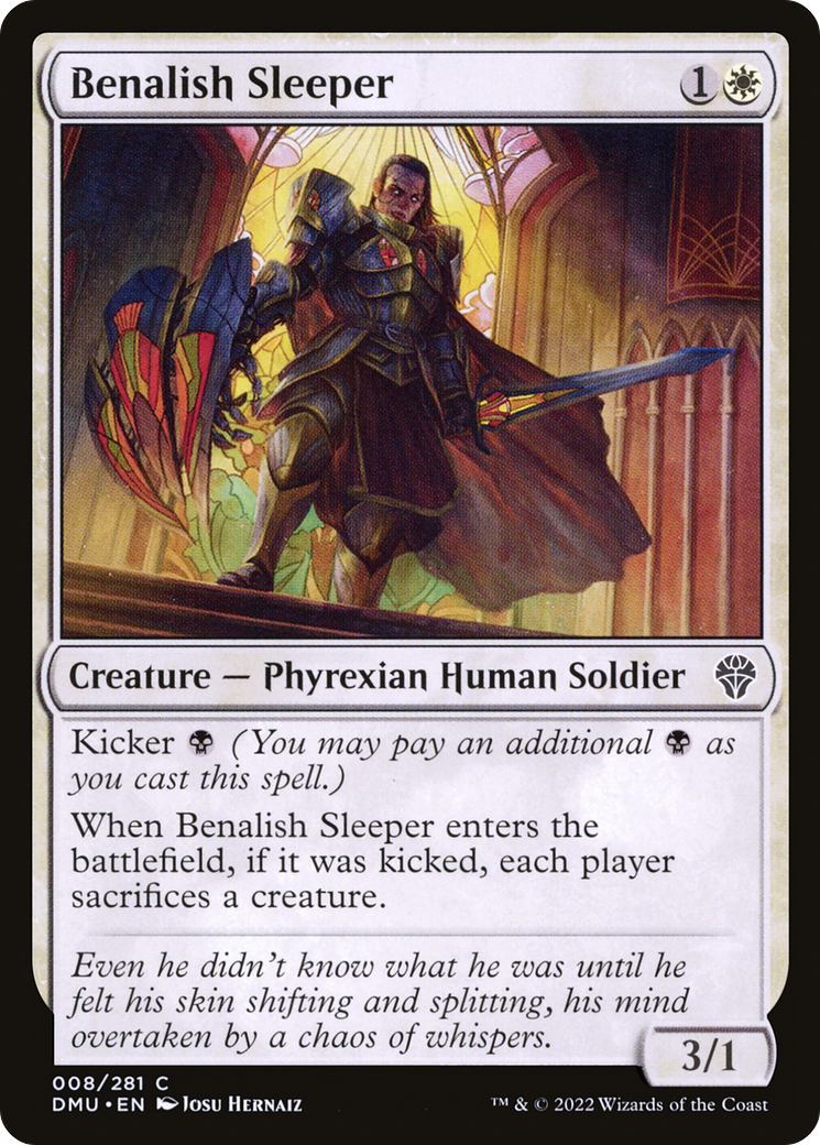 Benalish Sleeper (DMU-008) [Dominaria United] Foil MTG Single Wizards of the Coast