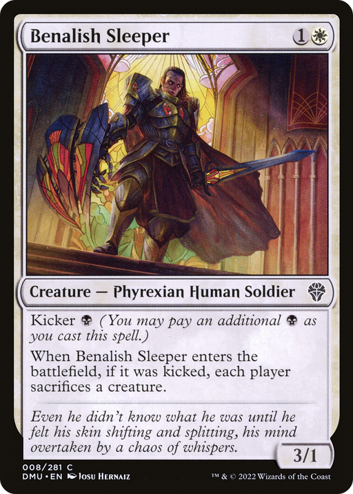 Benalish Sleeper (DMU-008) [Dominaria United] Foil MTG Single Wizards of the Coast