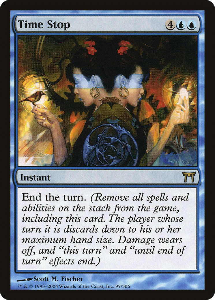 Time Stop (CHK-097) [Champions of Kamigawa] Foil MTG Single Wizards of the Coast