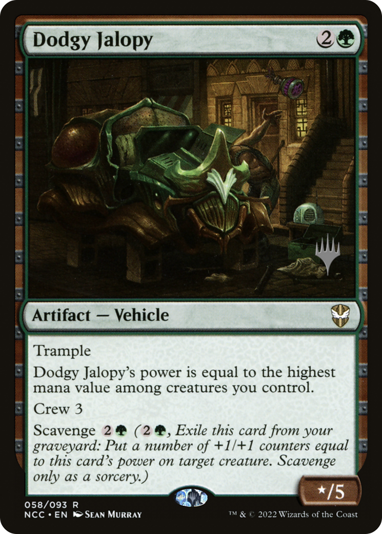 Dodgy Jalopy (PPSNC-58P) [New Capenna Commander Promos] Foil MTG Single Wizards of the Coast
