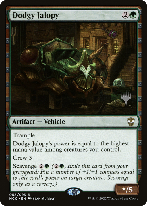 Dodgy Jalopy (PPSNC-58P) [New Capenna Commander Promos] Foil MTG Single Wizards of the Coast