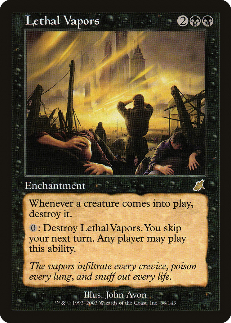 Lethal Vapors (SCG-068) [Scourge] Foil MTG Single Wizards of the Coast