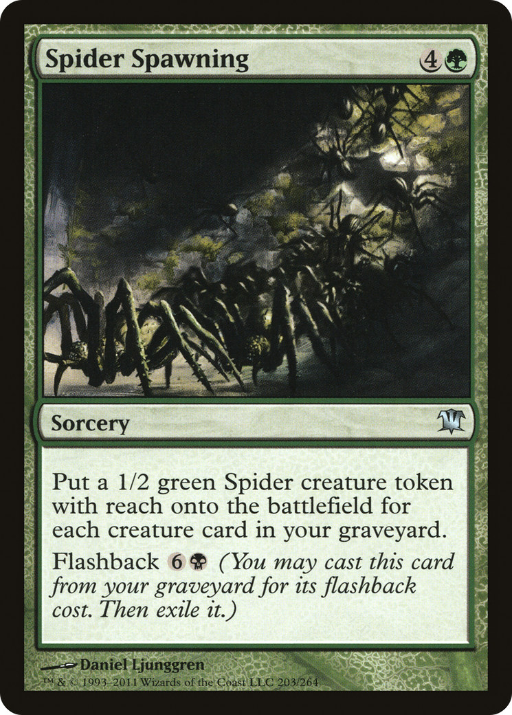 Spider Spawning (ISD-203) [Innistrad] MTG Single Wizards of the Coast
