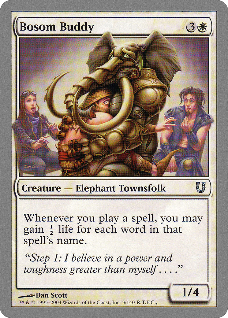 Bosom Buddy (UNH-003) [Unhinged] MTG Single Wizards of the Coast