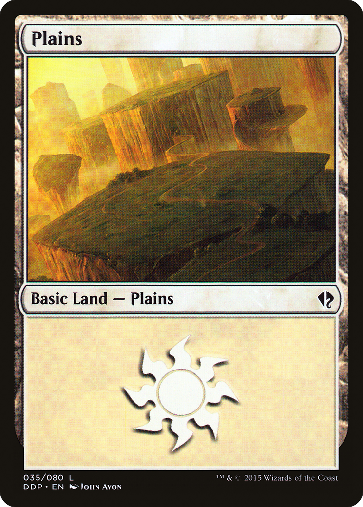 Plains (035) (DDP-035) [Misc] Duel Decks: Zendikar vs. Eldrazi MTG Single Wizards of the Coast