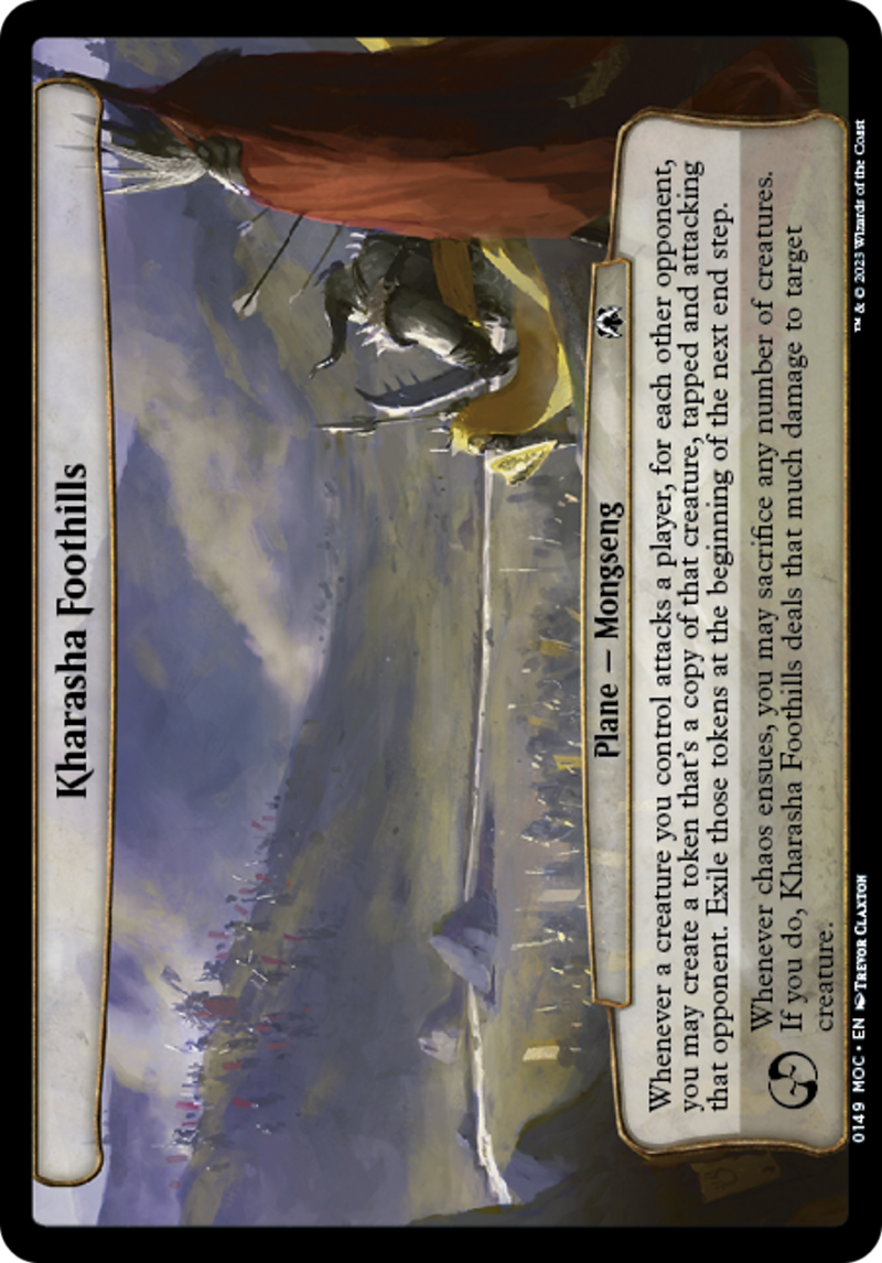 Kharasha Foothills (MOC-149) [March of the Machine Commander] MTG Single Wizards of the Coast