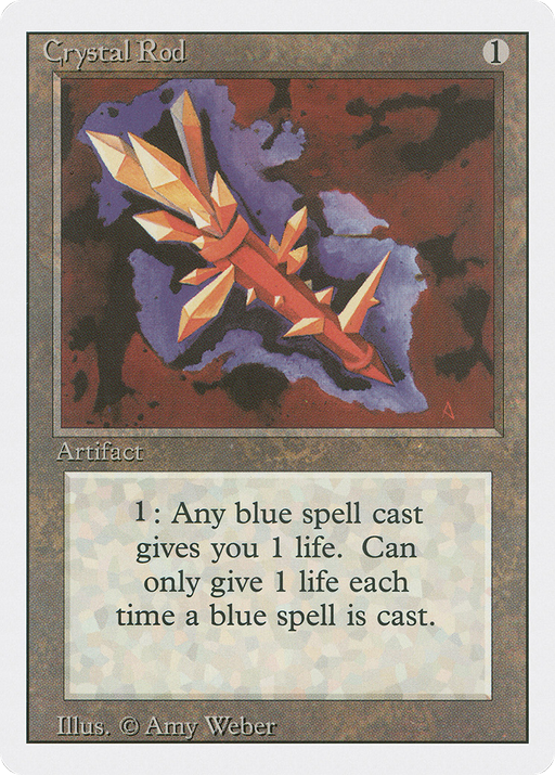Crystal Rod (3ED-242) [Revised Edition] MTG Single Wizards of the Coast