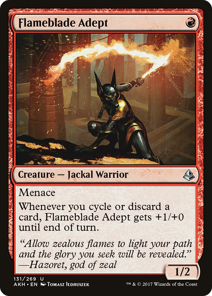 Flameblade Adept (AKH-131) [Amonkhet] MTG Single Wizards of the Coast