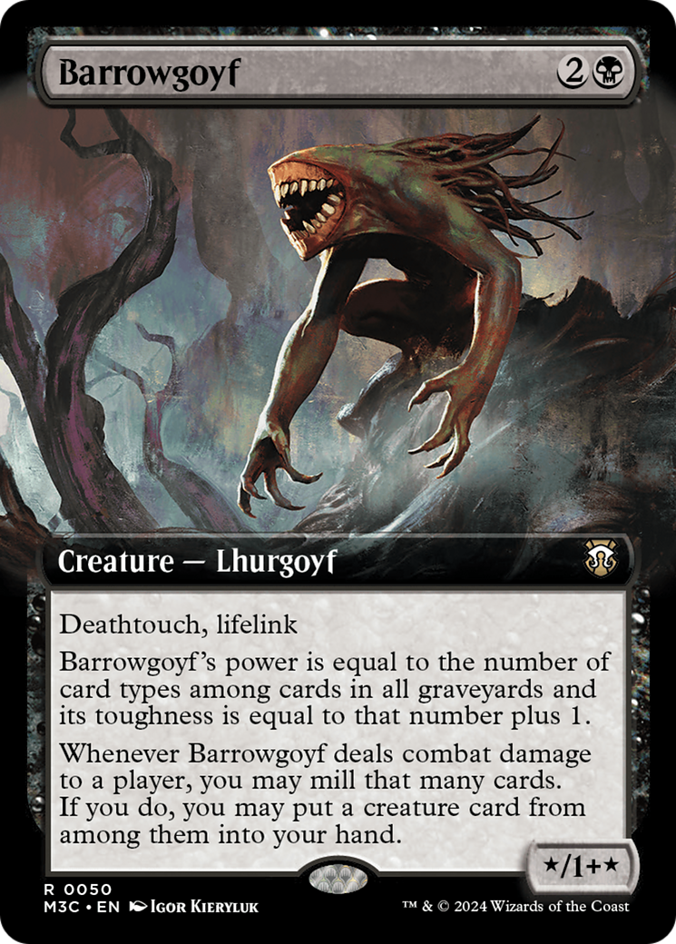 Barrowgoyf (M3C-050) [Modern Horizons 3 Commander] (Extended Art) MTG Single Wizards of the Coast