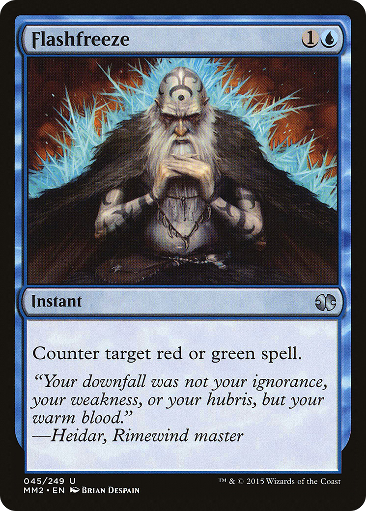 Flashfreeze (MM2-045) [Modern Masters 2015] Foil MTG Single Wizards of the Coast