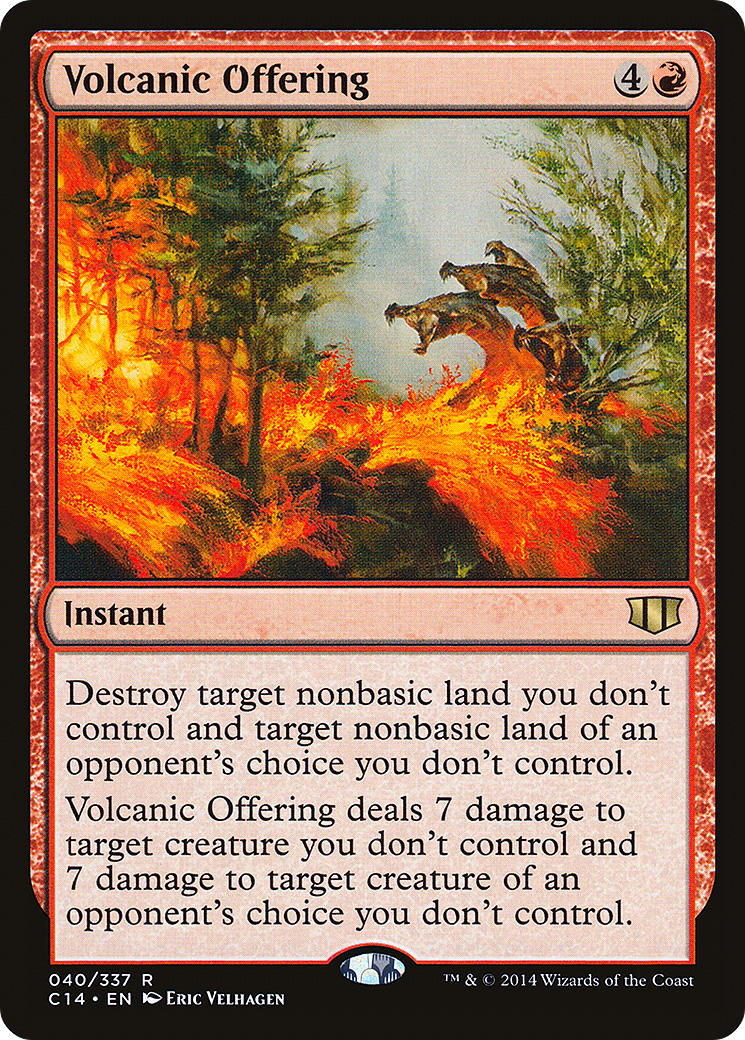 Volcanic Offering (C14-040) [Commander 2014] MTG Single Wizards of the Coast