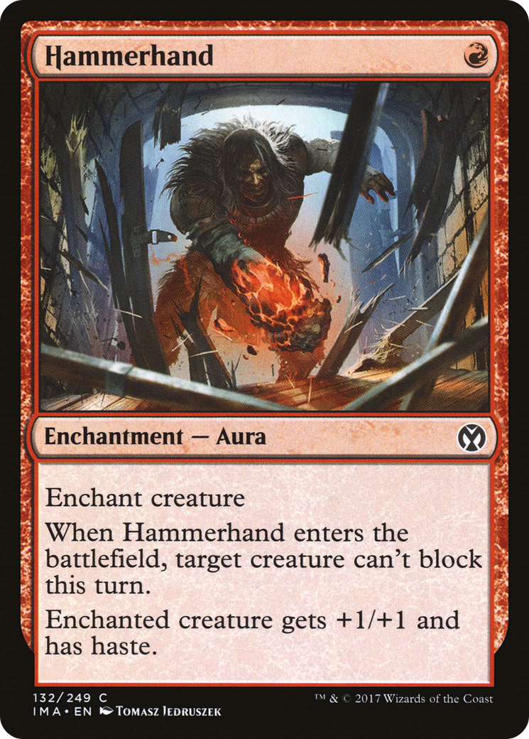 Hammerhand (IMA-132) [Iconic Masters] MTG Single Wizards of the Coast