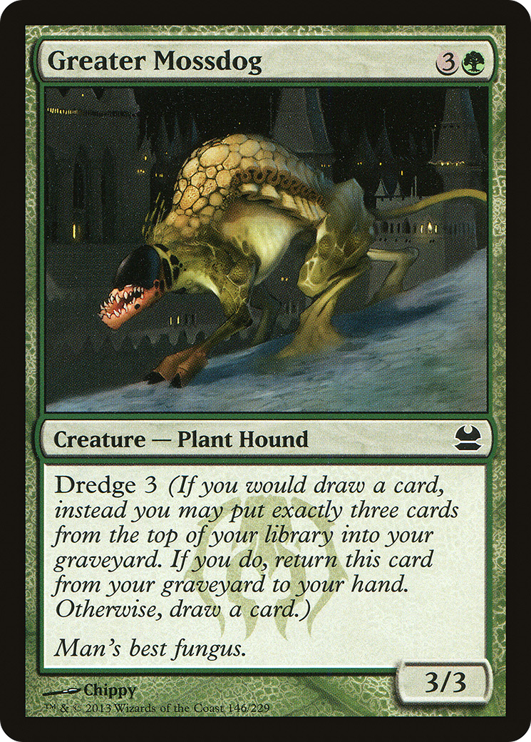 Greater Mossdog (MMA-146) [Modern Masters] MTG Single Modern Masters