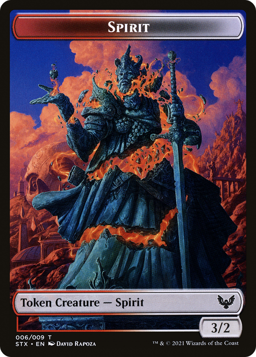 Spirit (STX-006) [Tokens] Strixhaven: School of Mages Tokens MTG Single Wizards of the Coast