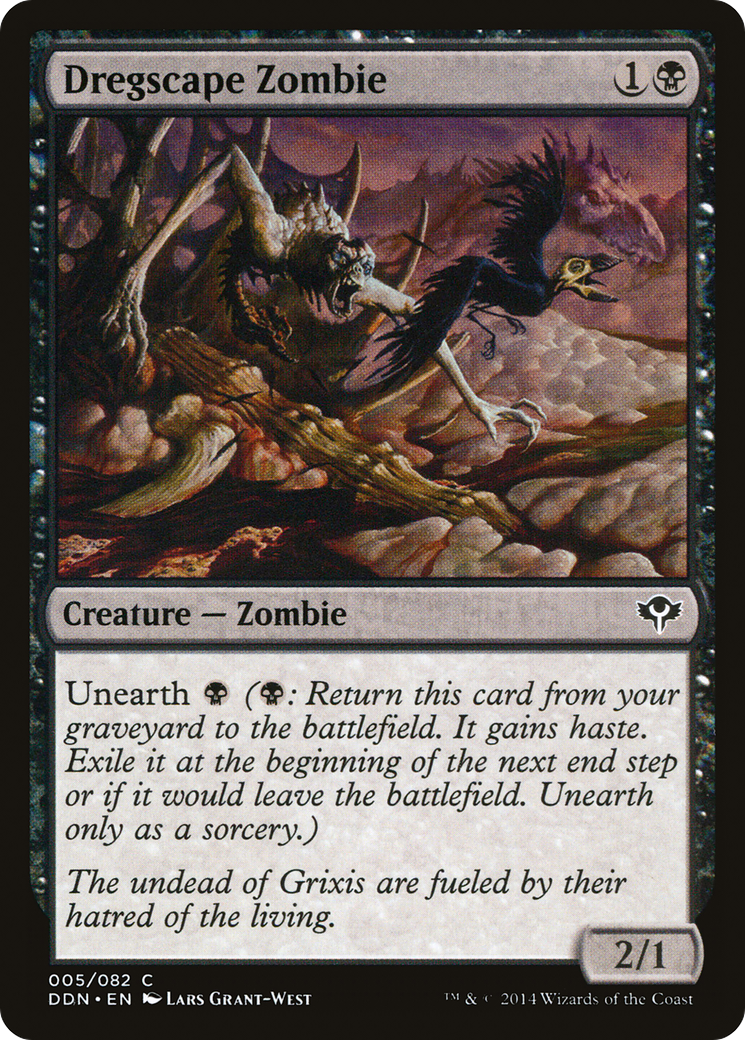 Dregscape Zombie (DDN-005) [Misc] Duel Decks: Speed vs. Cunning MTG Single Wizards of the Coast