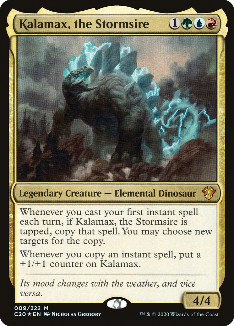 Kalamax, the Stormsire (C20-009) [Commander 2020] Foil MTG Single Wizards of the Coast
