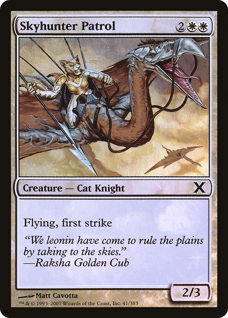 Skyhunter Patrol (10E-41★) [Tenth Edition] Foil MTG Single Wizards of the Coast