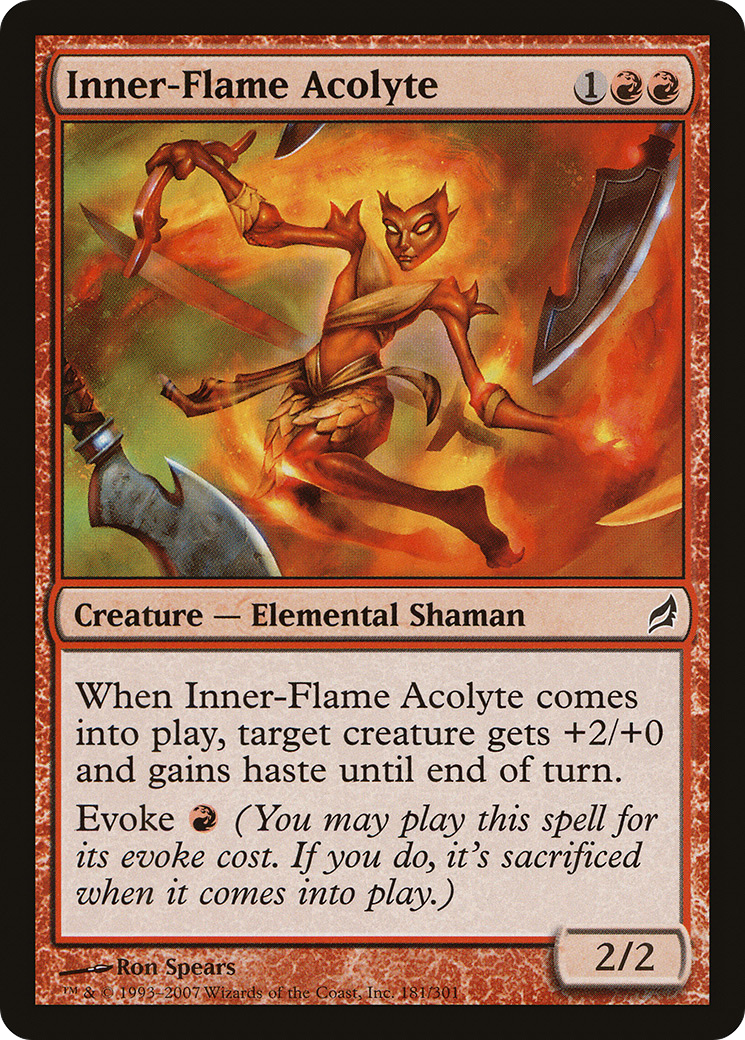 Inner-Flame Acolyte (LRW-181) [Lorwyn] Foil MTG Single Wizards of the Coast
