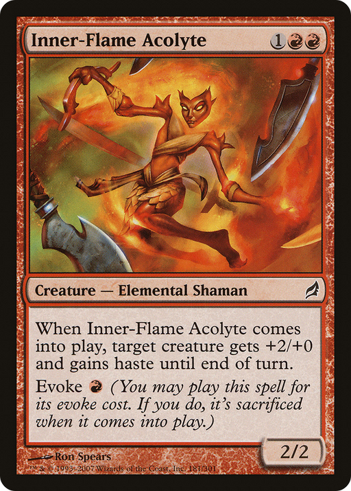 Inner-Flame Acolyte (LRW-181) [Lorwyn] MTG Single Wizards of the Coast