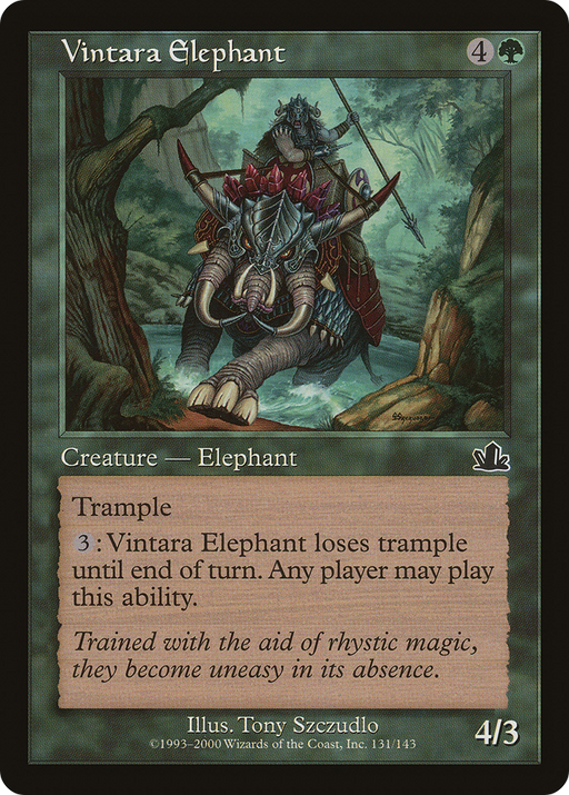 Vintara Elephant (PCY-131) [Prophecy] MTG Single Wizards of the Coast