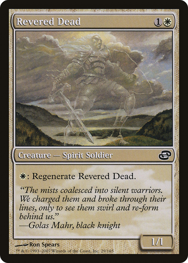 Revered Dead (PLC-029) [Planar Chaos] (colorshifted) Foil MTG Single Planar Chaos