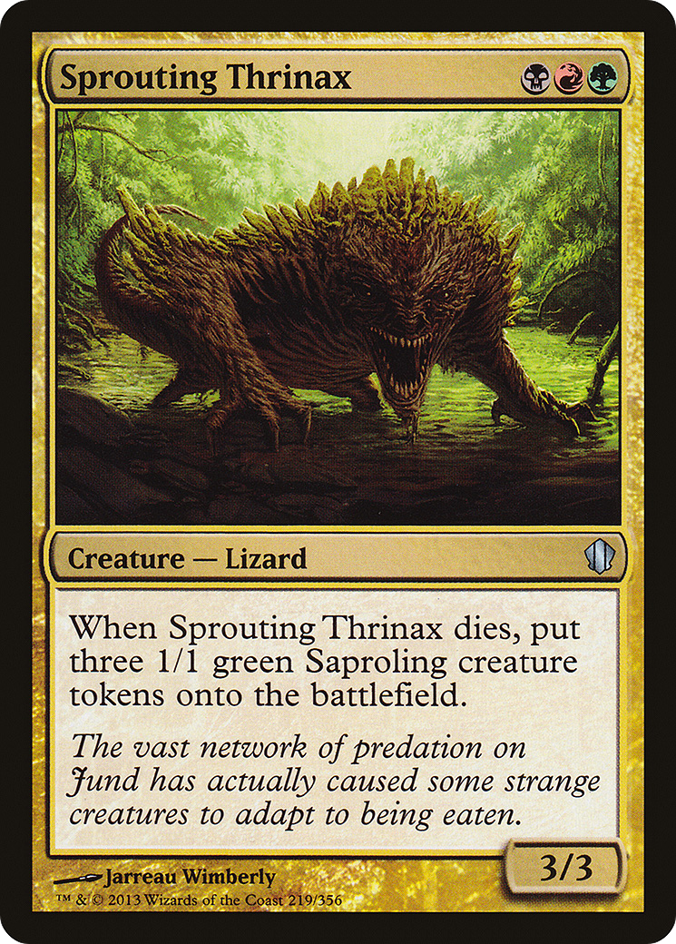 Sprouting Thrinax (C13-219) [Commander 2013] MTG Single Wizards of the Coast