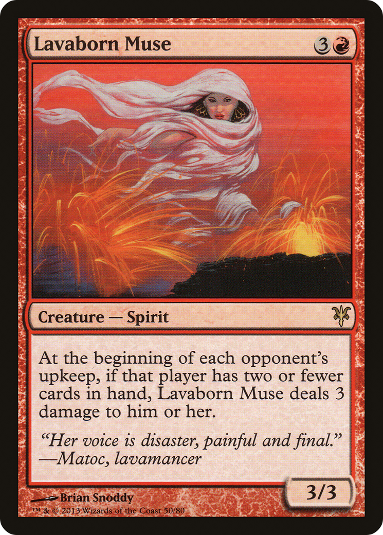 Lavaborn Muse (DDK-050) [Misc] Duel Decks: Sorin vs. Tibalt MTG Single Wizards of the Coast