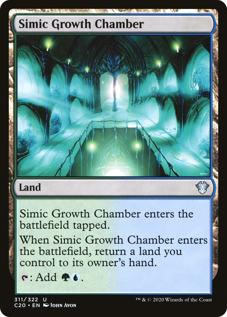 Simic Growth Chamber (C20-311) [Commander 2020] MTG Single Wizards of the Coast