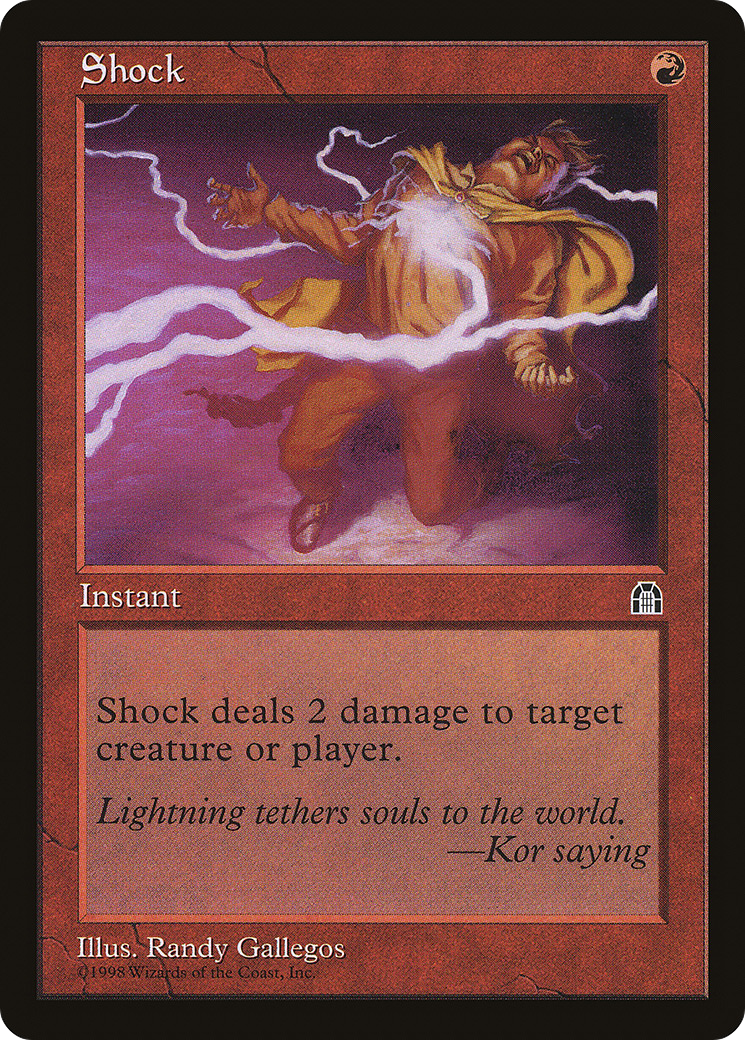 Shock (STH-098) [Stronghold] MTG Single Wizards of the Coast