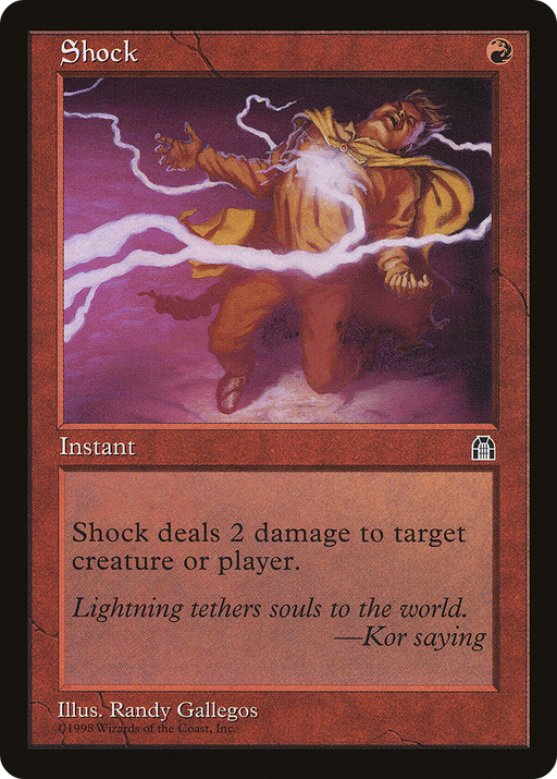 Shock (STH-098) [Stronghold] MTG Single Wizards of the Coast