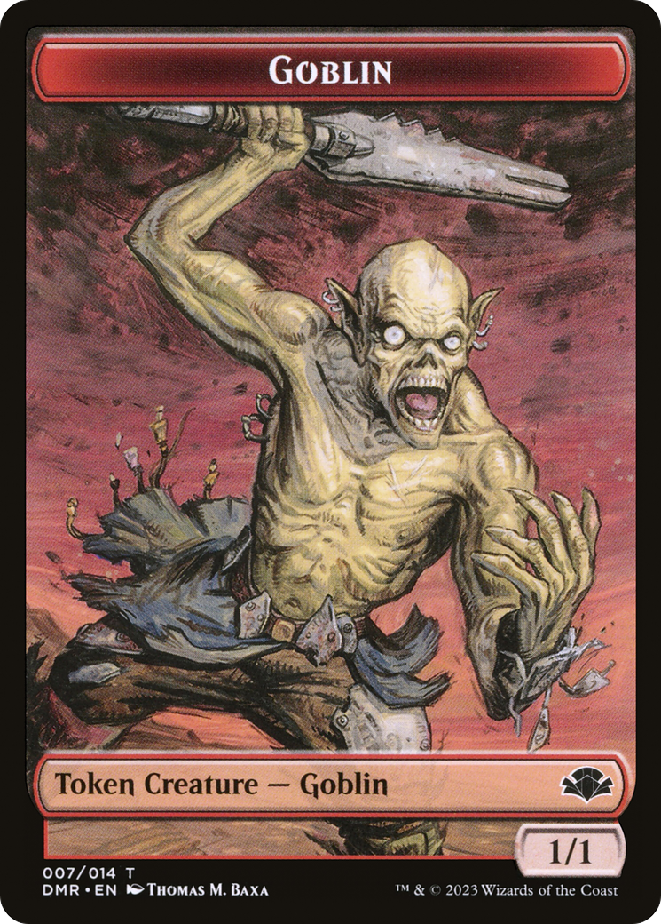 Goblin (TDMR-007) [Tokens] Dominaria Remastered Tokens MTG Single Wizards of the Coast