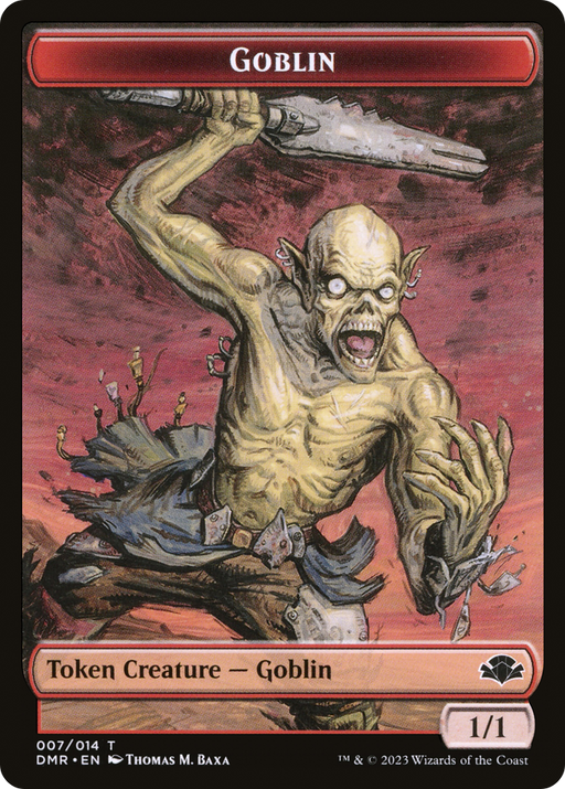 Goblin (TDMR-007) [Tokens] Dominaria Remastered Tokens MTG Single Wizards of the Coast