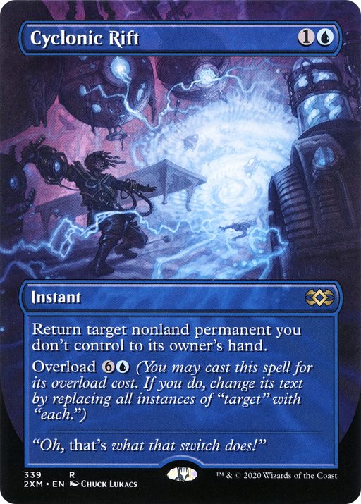 Cyclonic Rift (2XM-339) [Double Masters] (Borderless) MTG Single Wizards of the Coast