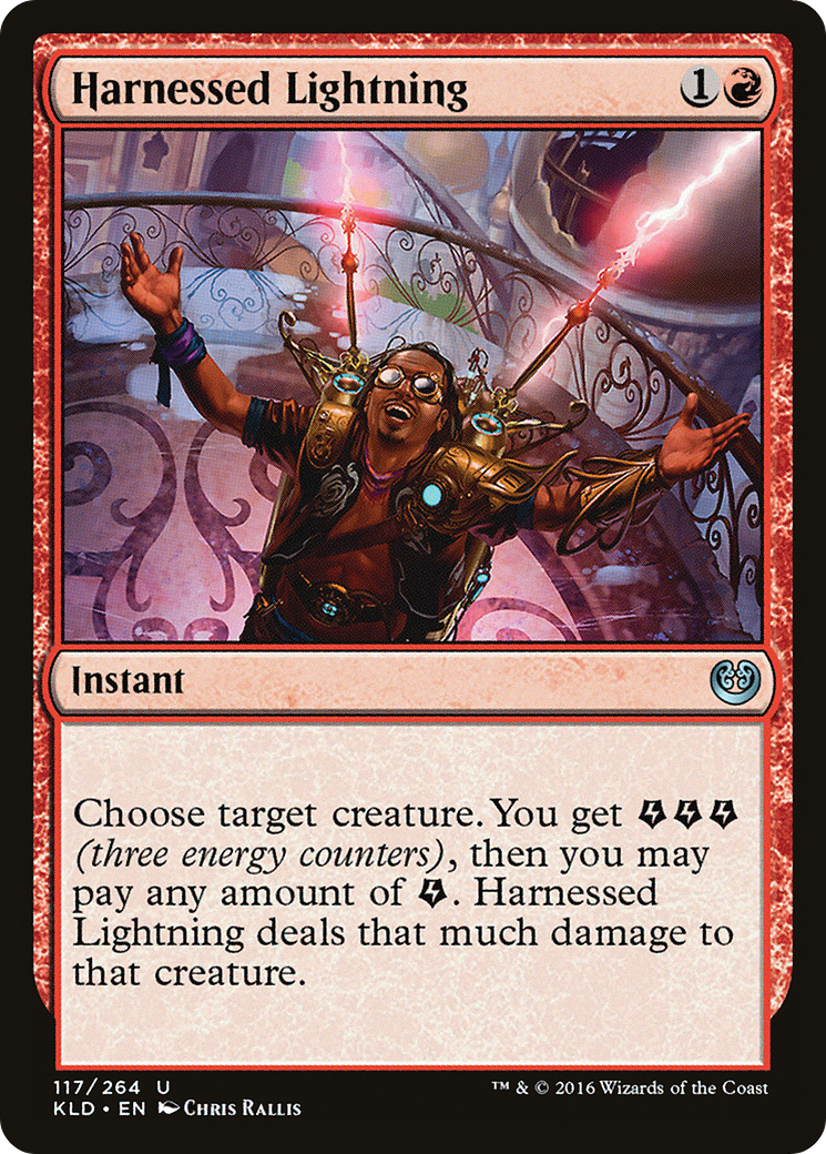 Harnessed Lightning (KLD-117) [Kaladesh] MTG Single Wizards of the Coast