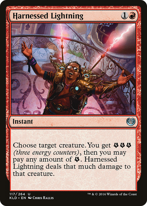 Harnessed Lightning (KLD-117) [Kaladesh] MTG Single Wizards of the Coast