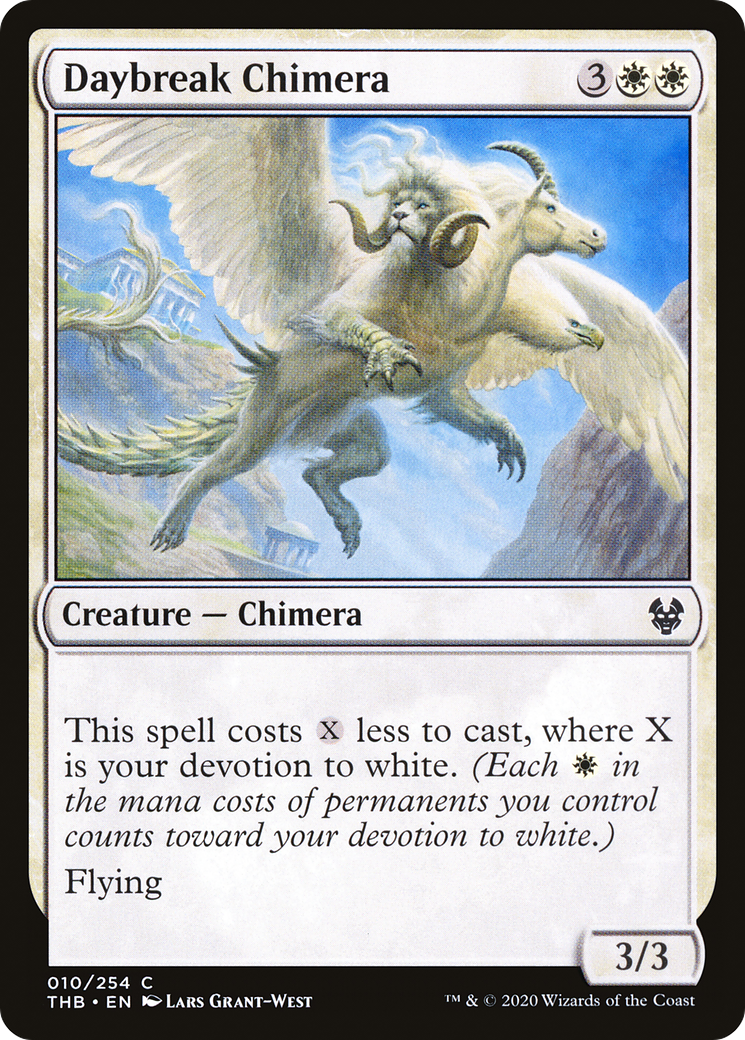 Daybreak Chimera (THB-010) [Theros Beyond Death] Foil MTG Single Wizards of the Coast