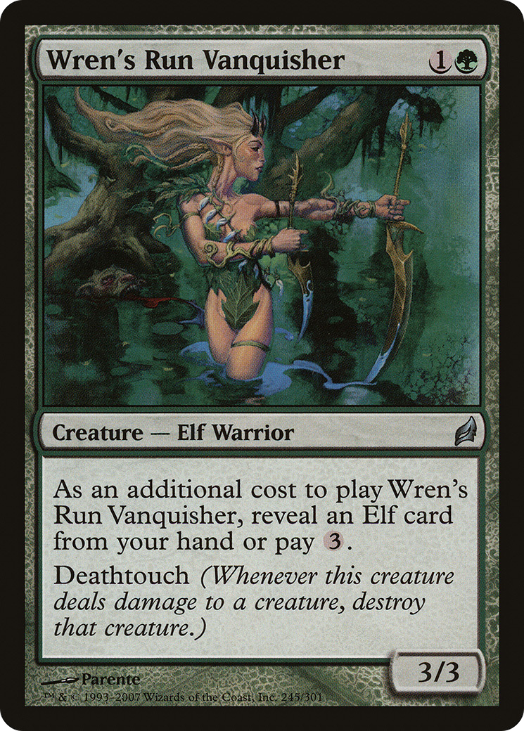 Wren's Run Vanquisher (LRW-245) [Lorwyn] Foil MTG Single Wizards of the Coast