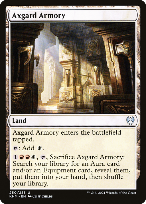 Axgard Armory (KHM-250) [Kaldheim] MTG Single Wizards of the Coast