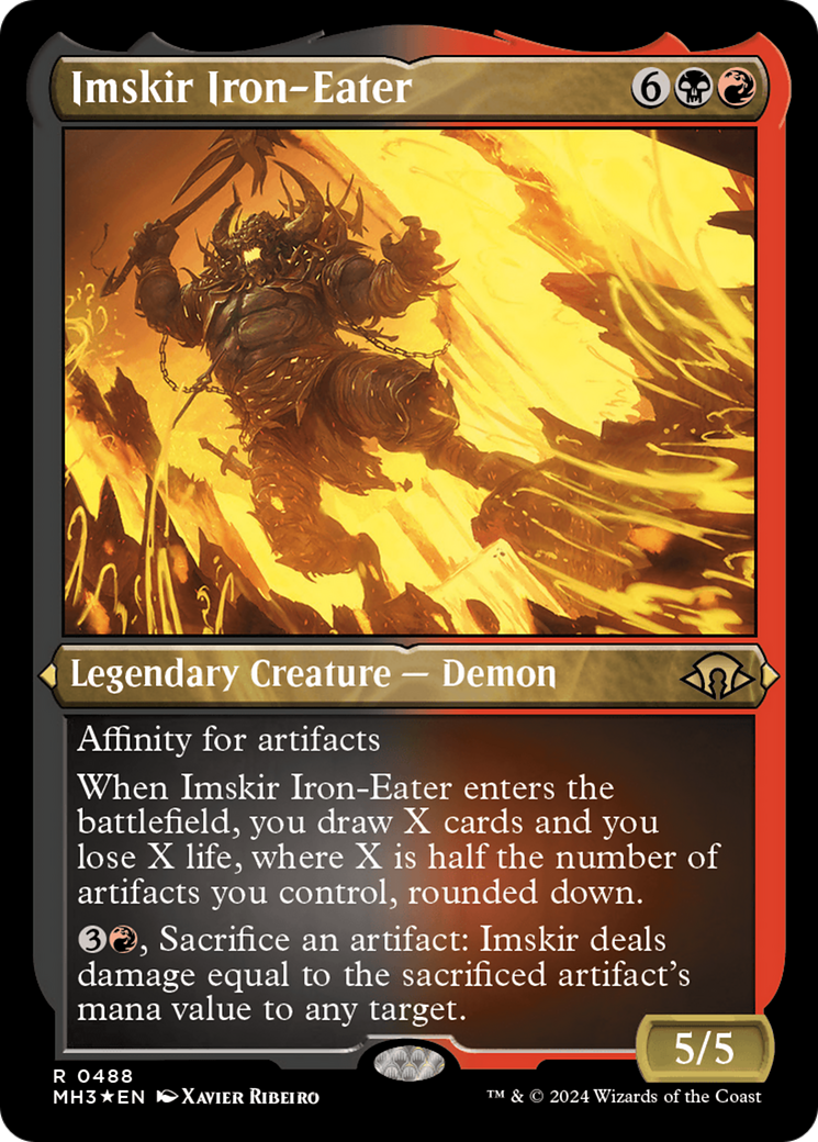 Imskir Iron-Eater (Foil Etched) (MH3-488) [Modern Horizons 3] Foil MTG Single Wizards of the Coast