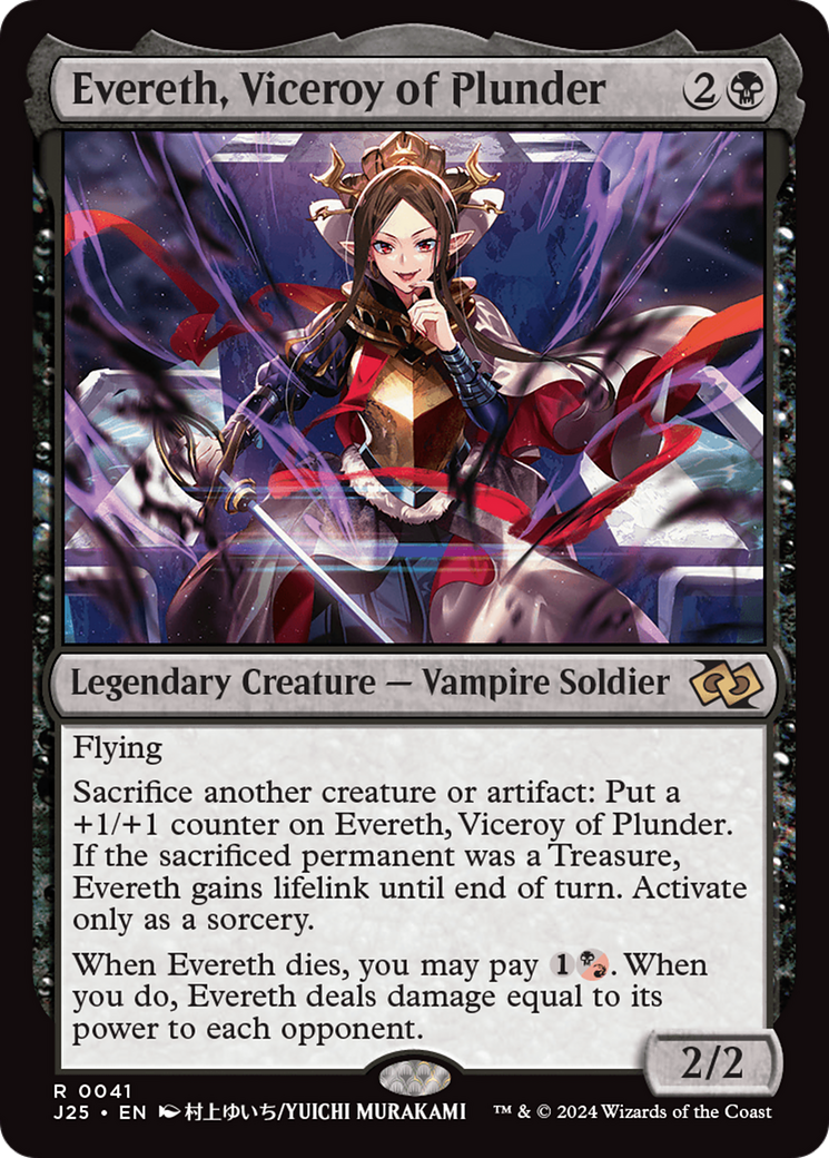 Evereth, Viceroy of Plunder (Anime) (J25-041) [Foundations Jumpstart] MTG Single Wizards of the Coast