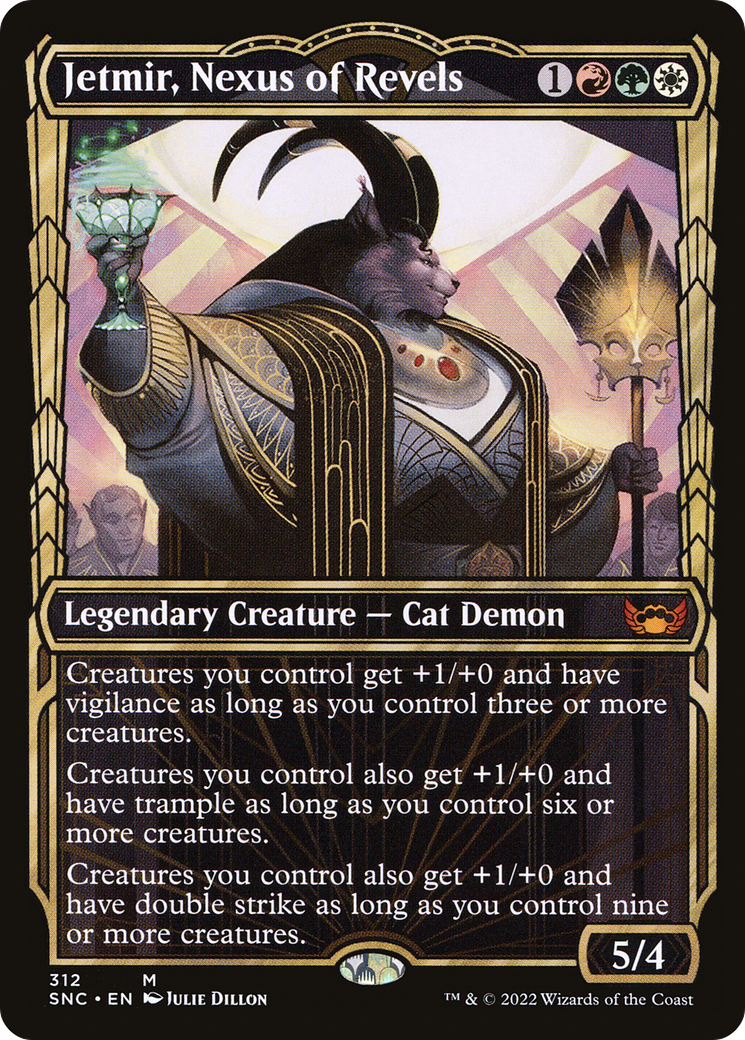 Jetmir, Nexus of Revels (SNC-312) [Streets of New Capenna] (Showcase) Foil MTG Single Wizards of the Coast