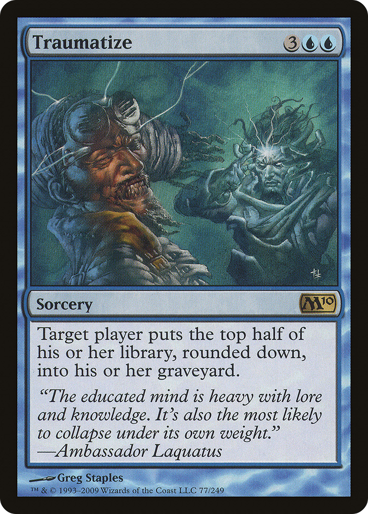 Traumatize (M10-077) [Magic 2010] MTG Single Wizards of the Coast