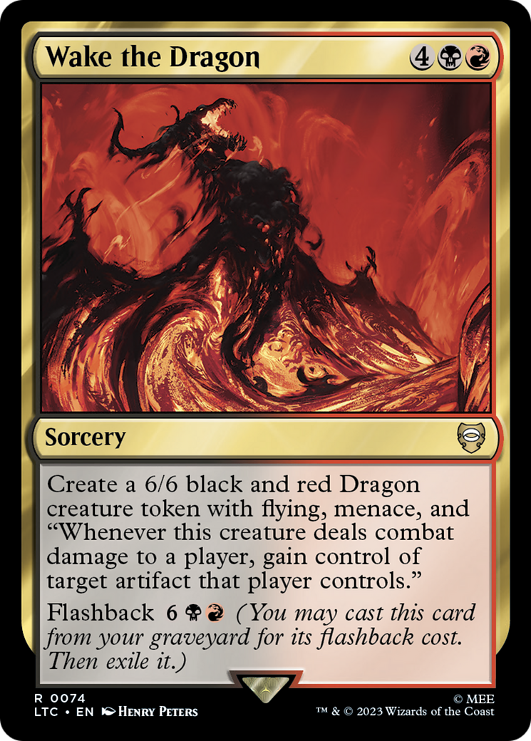 Wake the Dragon (LTC-074) [Tales of Middle-earth Commander] MTG Single Wizards of the Coast