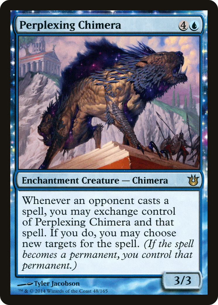Perplexing Chimera (BNG-048) [Born of the Gods] MTG Single Wizards of the Coast