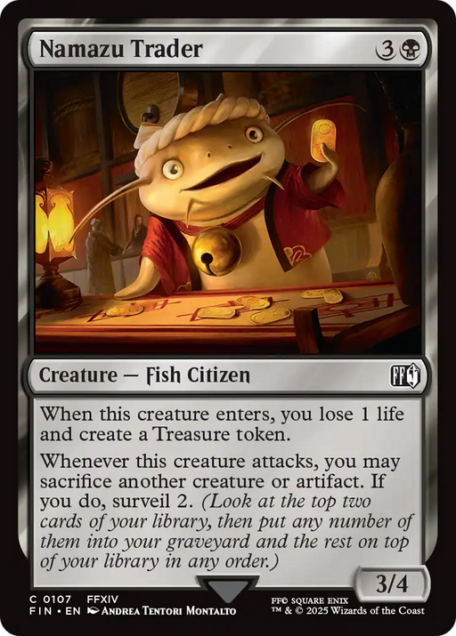 Namazu Trader (FIN-107) [FINAL FANTASY] Foil MTG Single Wizards of the Coast