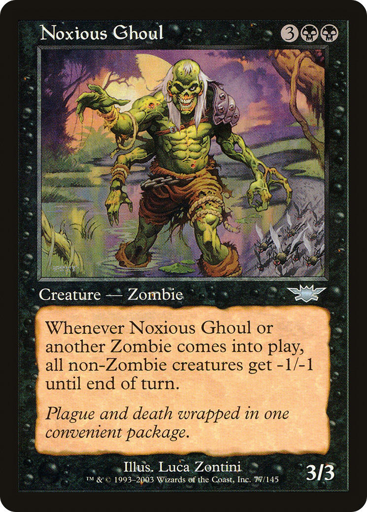 Noxious Ghoul (LGN-077) [Legions] Foil MTG Single Wizards of the Coast