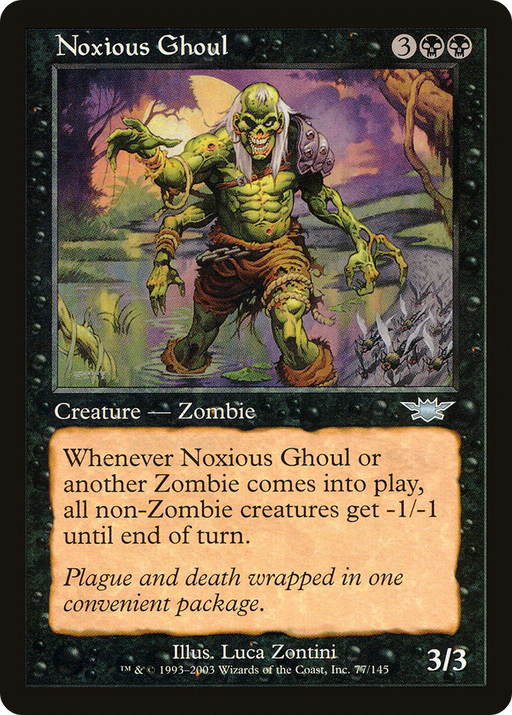 Noxious Ghoul (LGN-077) [Legions] MTG Single Wizards of the Coast